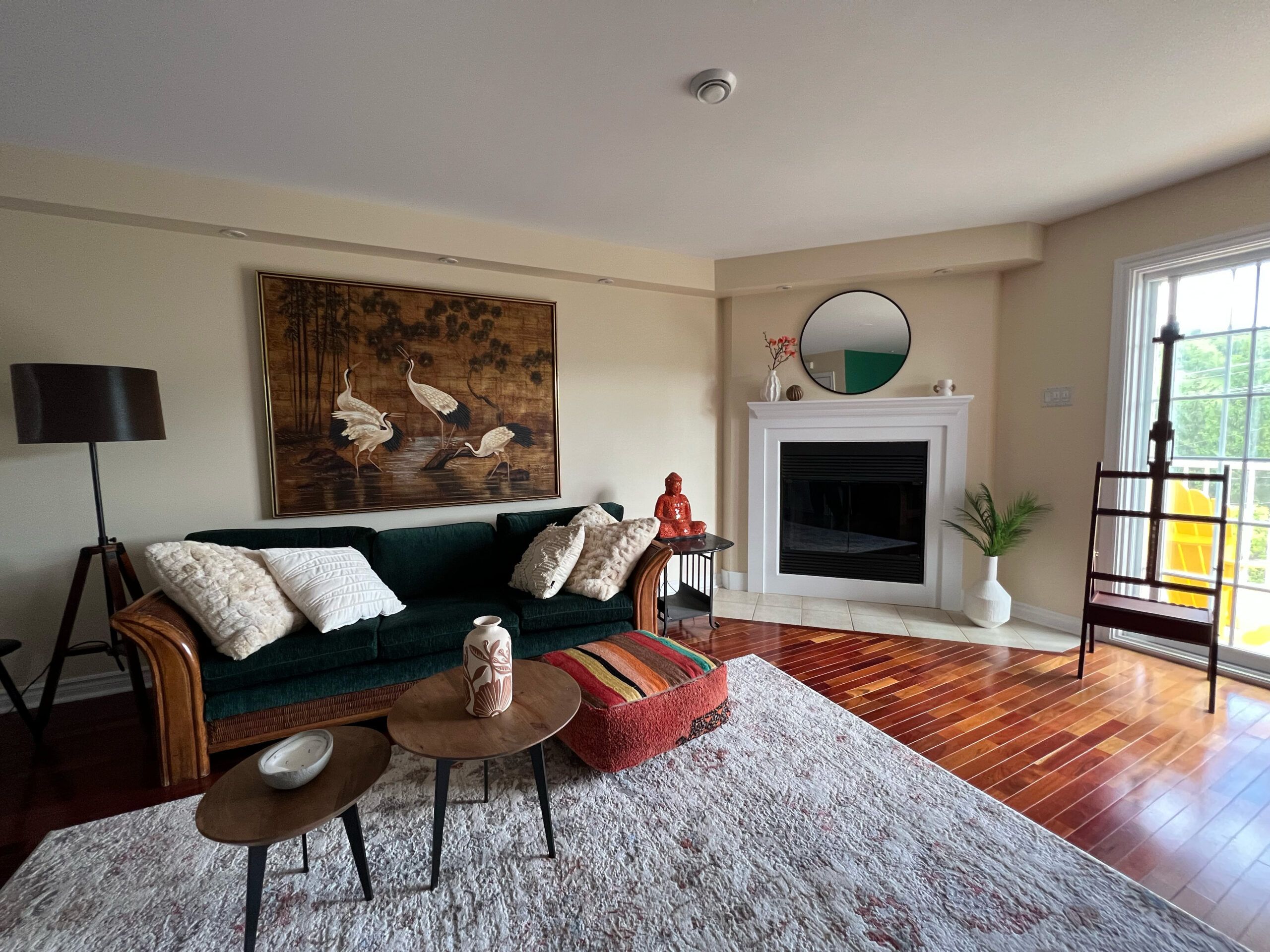 Living room interior design by Monique Paré